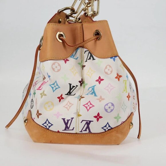 LOUIS VUITTON Monogram Multicolor Ursula Tote Bag White M40123 LV Auth BA2955 - Picture 5 of 15